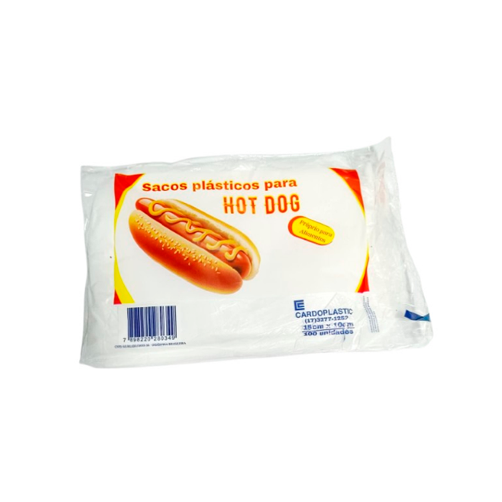 SACO HOT DOG 15X10 CARDOPLASTIC
