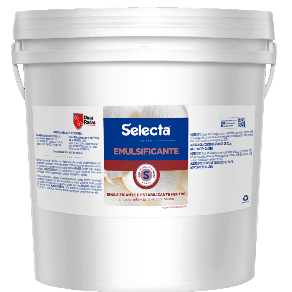 EMULSIFICANTE SELECTA 10KG DUAS RODAS