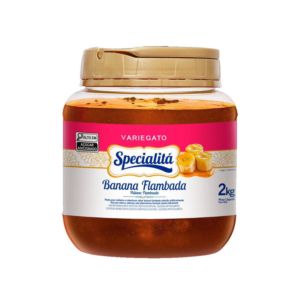 VARIEGATO BANANA FLAMBADA 2KG DUAS RODAS