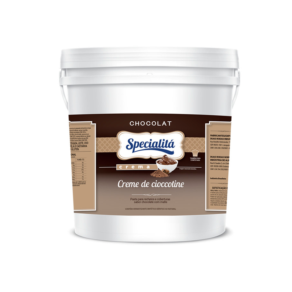 CREMA CIOCCOTINE 3KG DUAS RODAS