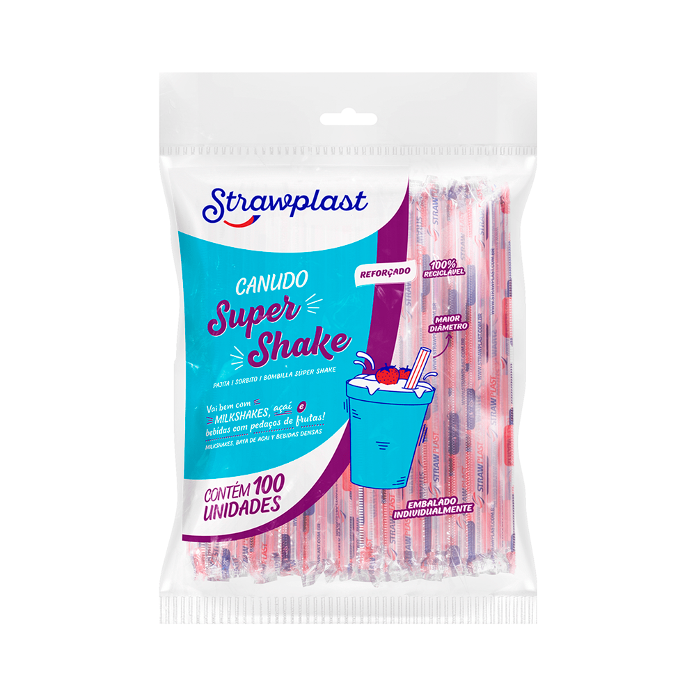 CANUDO PP 10MM VM SACHE STRAWPLAST