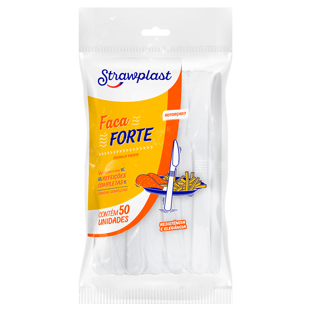 FACA FORTE CR STRAWPLAST