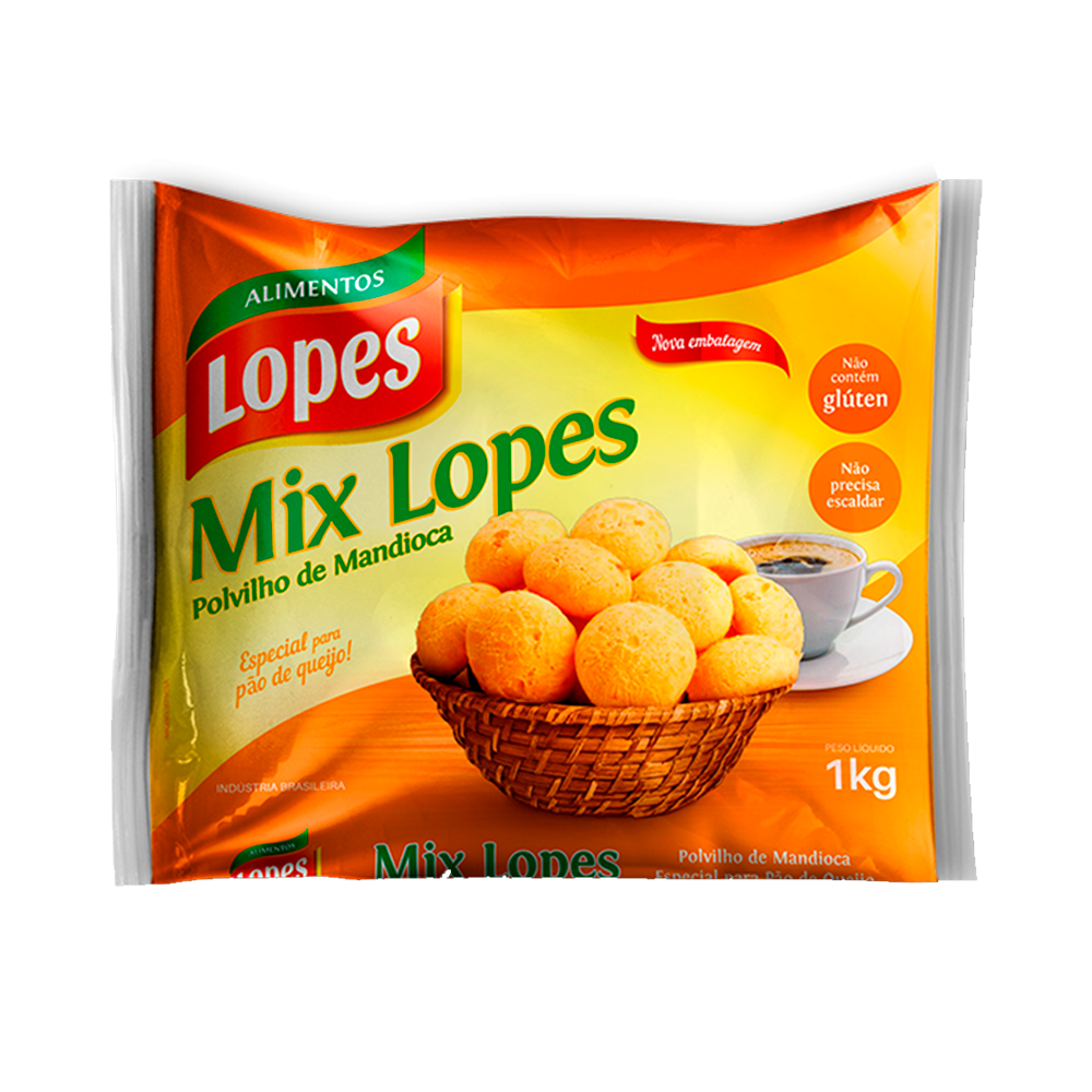 MISTURA P/PAO QUEIJO 1KG LOPES