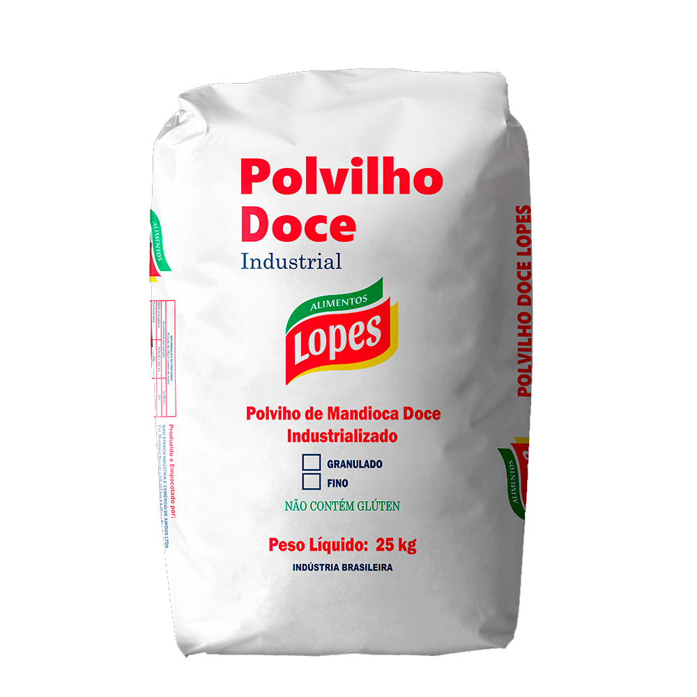 POLVILHO DOCE IND 25KG LOPES