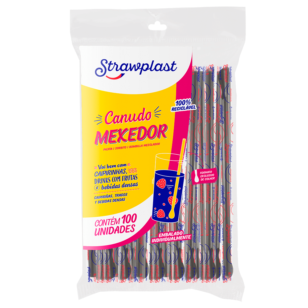 CANUDO PP MEXEDOR SACHE PT STRAWPLAST