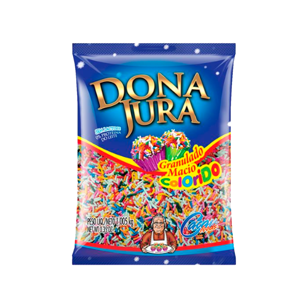 CONFEITO GRAN 1KG MACIO COLOR CACAU FOOD