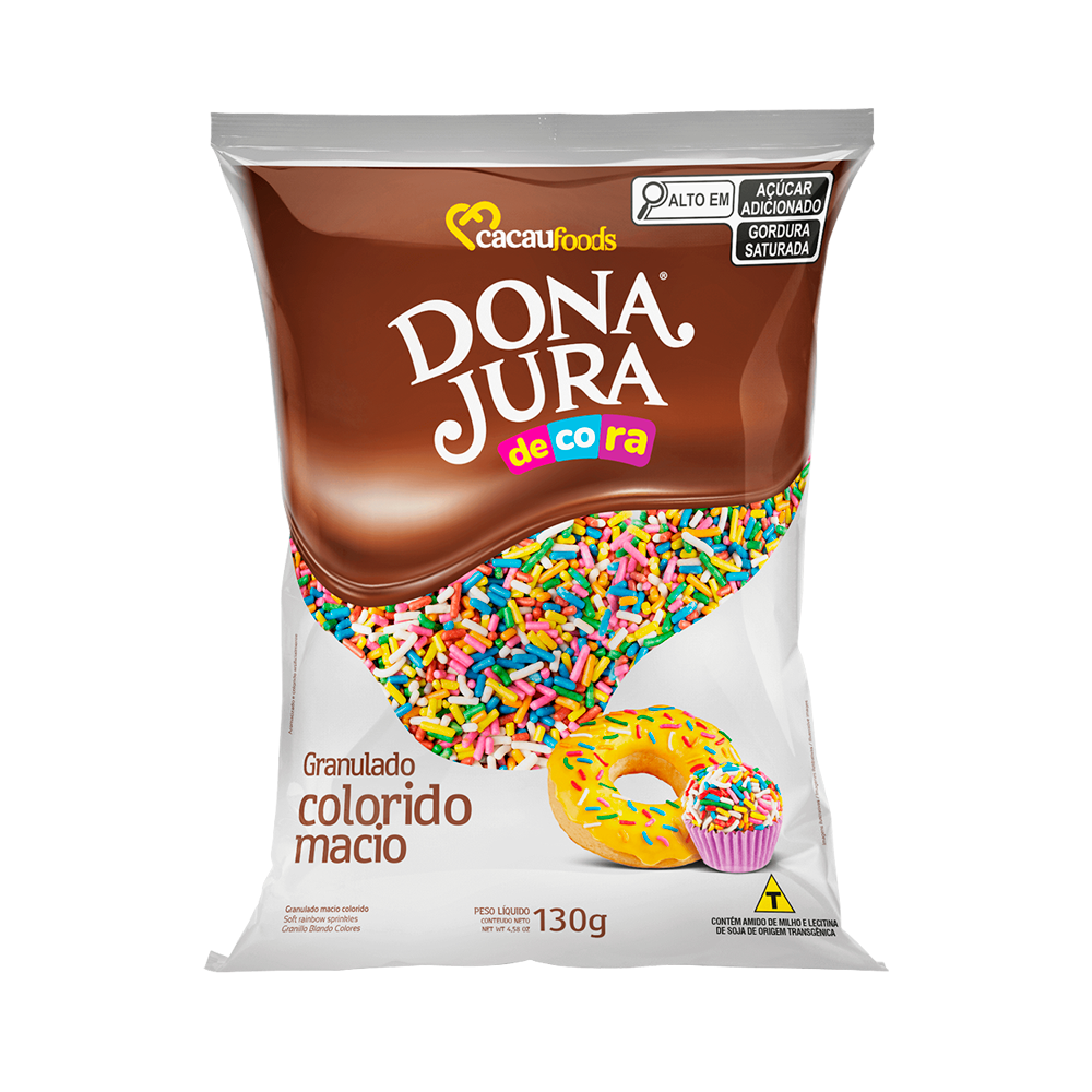 CONFEITO GRAN 130G MACIO COLOR CACAU FOO