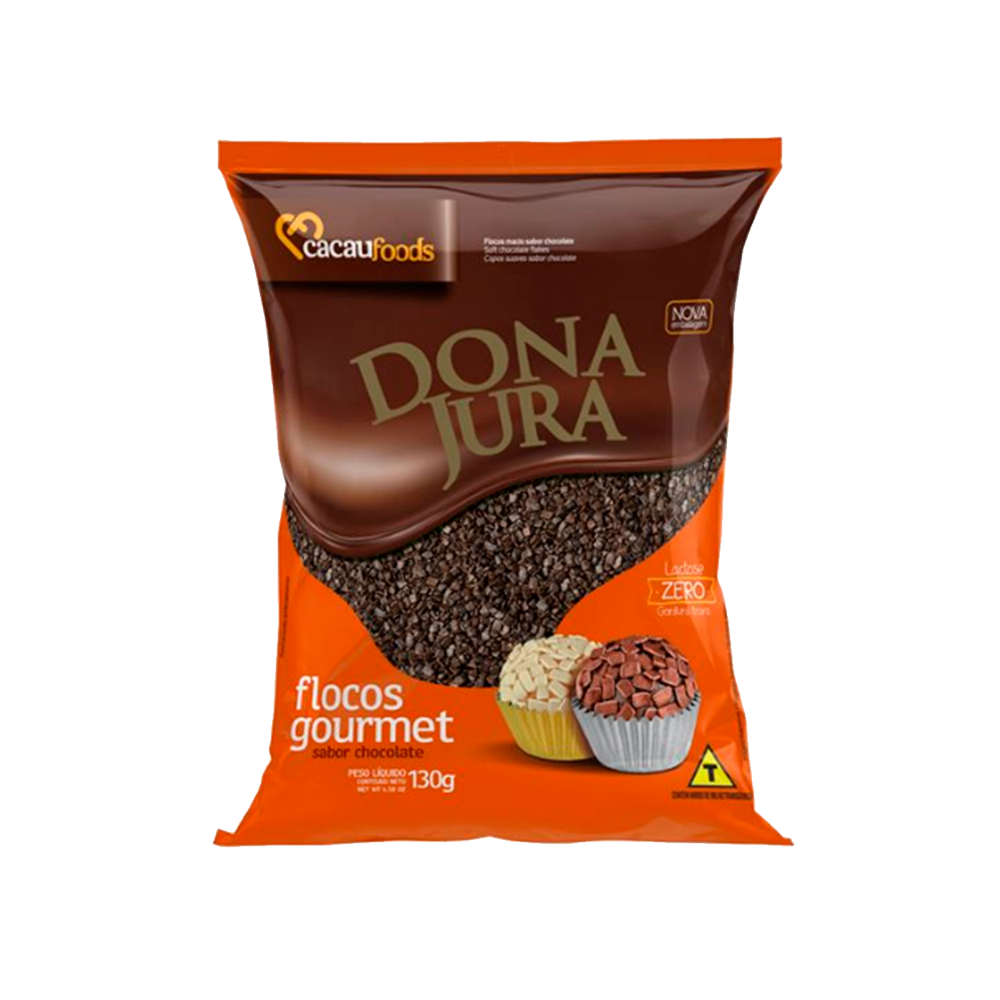 FLOCOS MACIO 130G CHOC CACAU FOODS