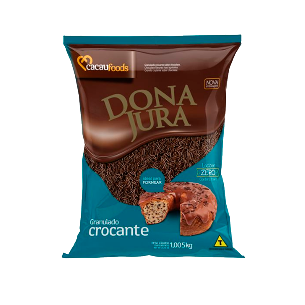 CONFEITO GRAN 1KG CROC ESC CACAU FOODS