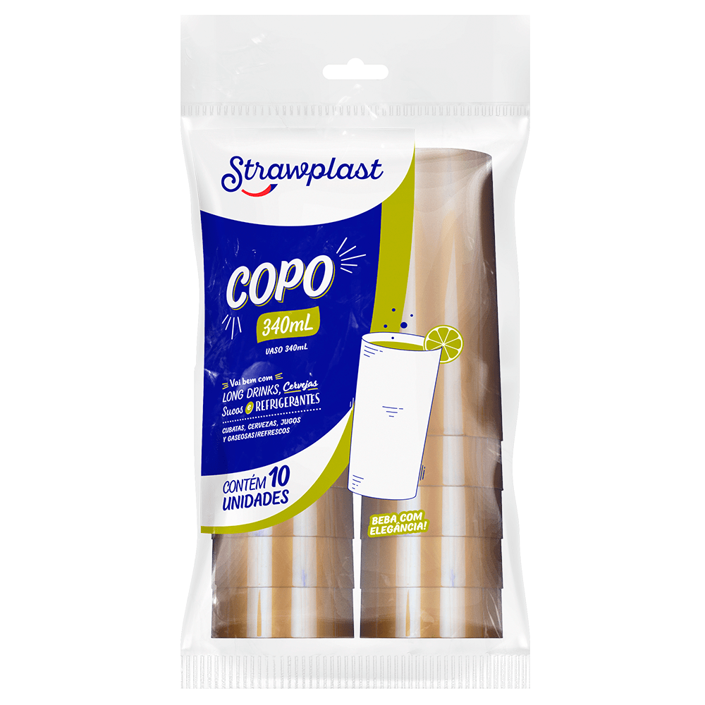 COPO LONG 340ML DR STRAWPLAST