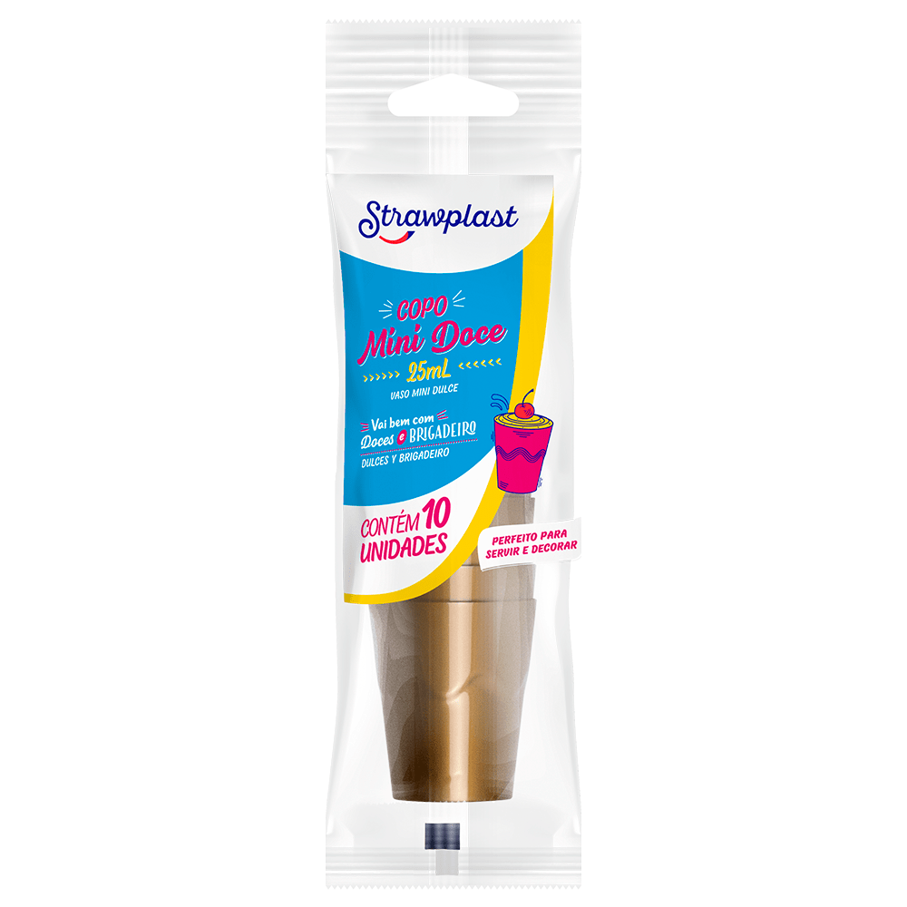 COPO MINI DOCE 25ML DR STRAWPLAST