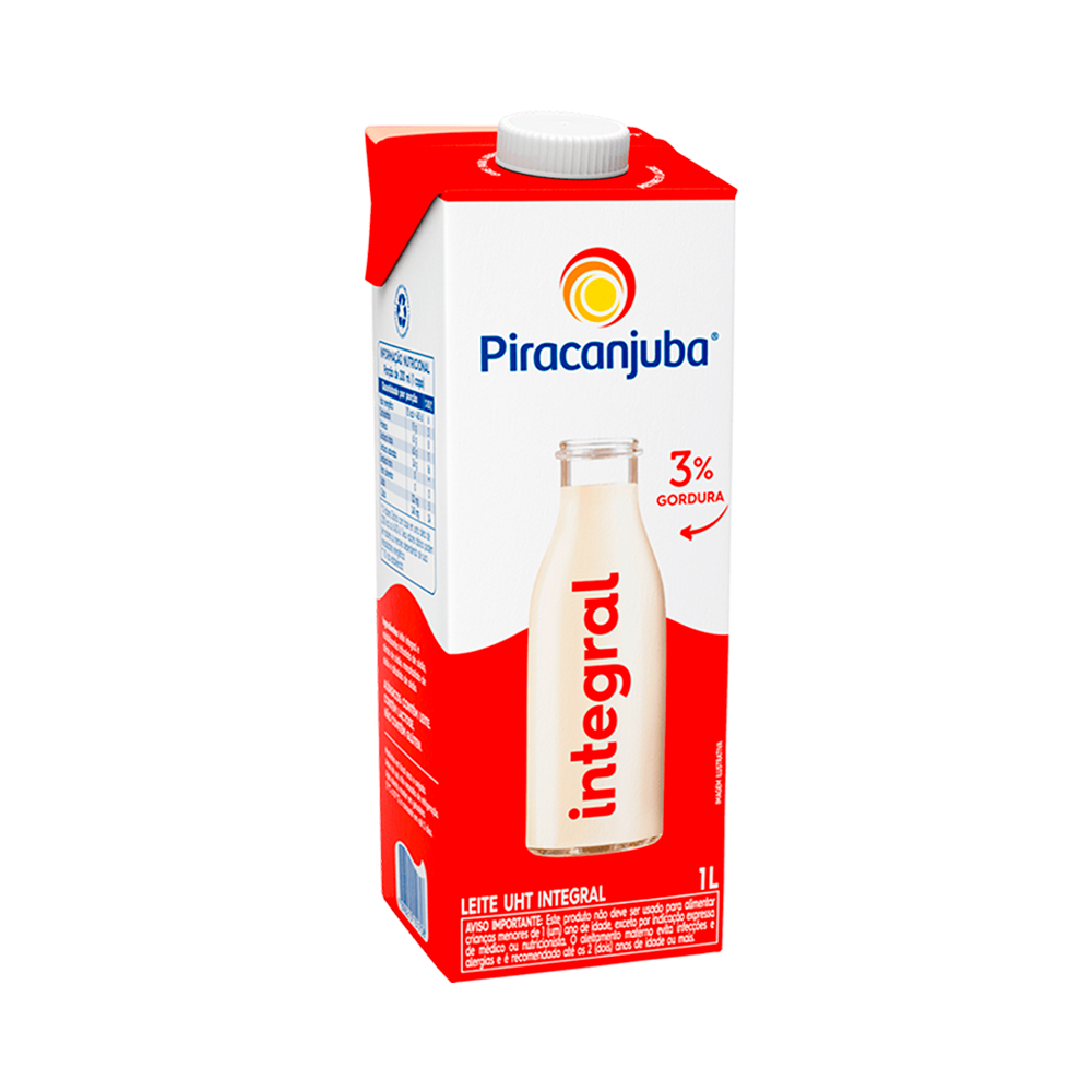 LEITE UHT INTEGRAL 1L PIRACANJUBA
