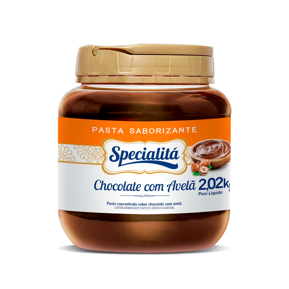 PASTA SABORIZANTE CHOC C/AVELA 2KG 