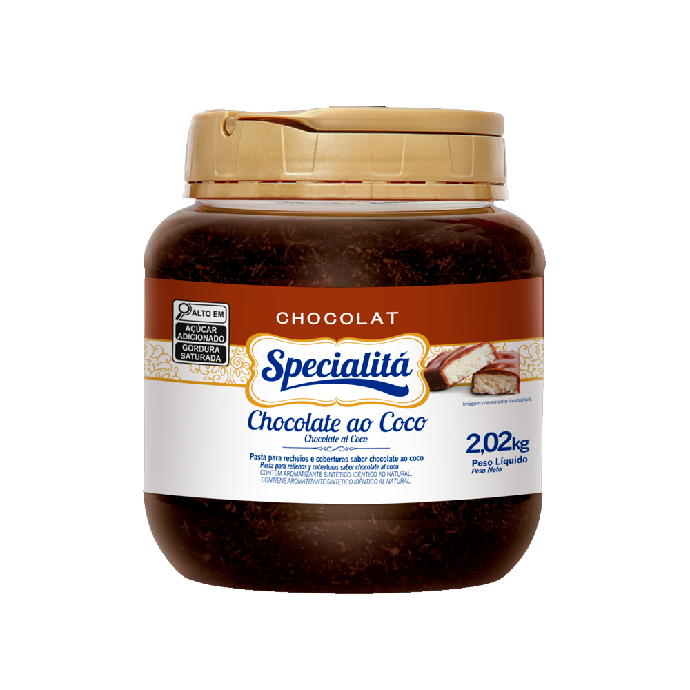 CHOCOLAT CHOC AO COCO 2KG DUAS RODAS