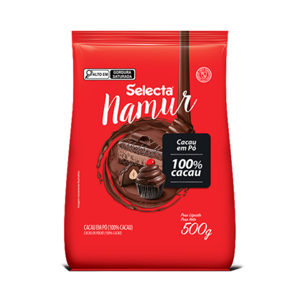 CACAU EM PO 100% 500G NAMUR SELECTA
