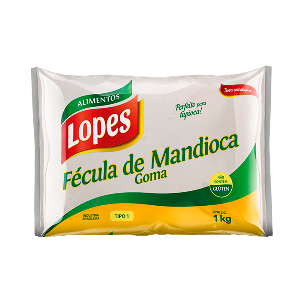 FECULA MANDIOCA 1KG LOPES