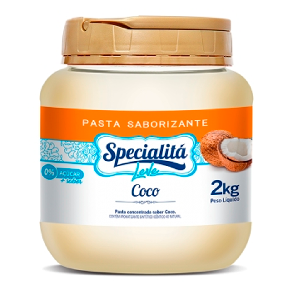 PASTA SABORIZANTE COCO ZERO 2KG DUAS ROD