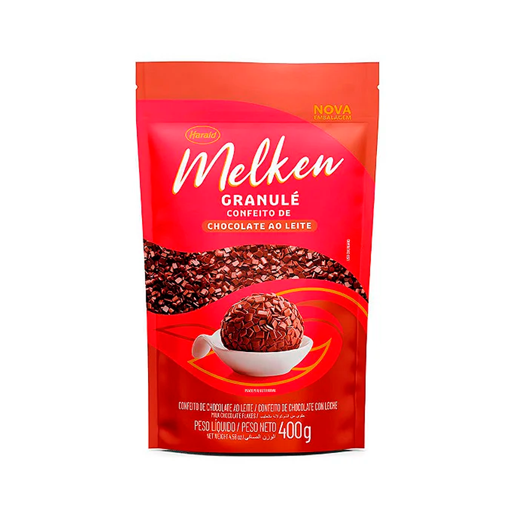CHOC GRANUL MELKEN GRANULE AO LEITE 400G