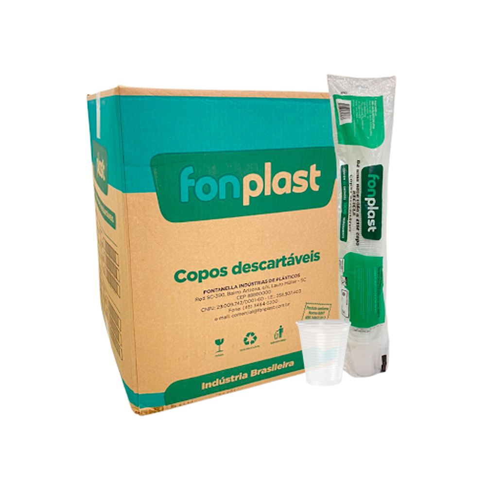 COPO 500ML TRANSP FONPLAST