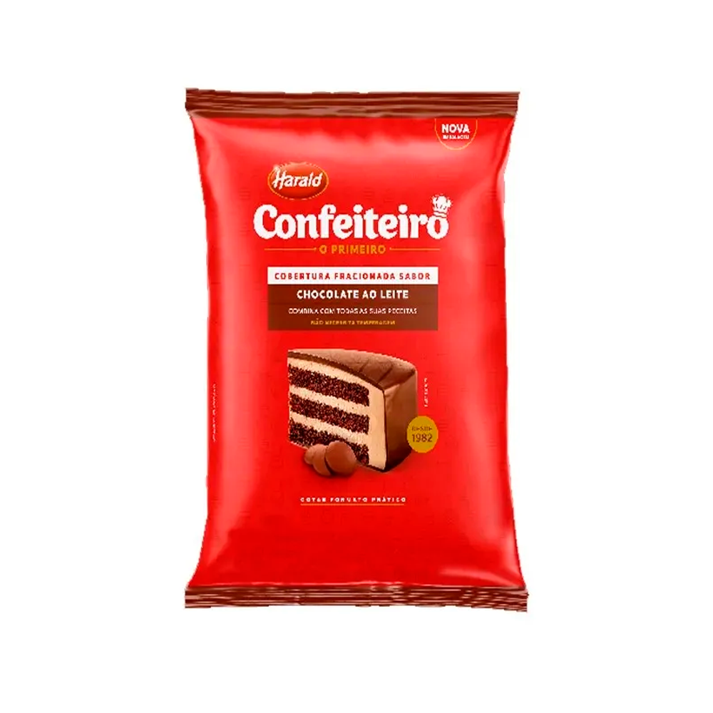 CHOC 1KG GOTAS AO LEITE CONF HARALD
