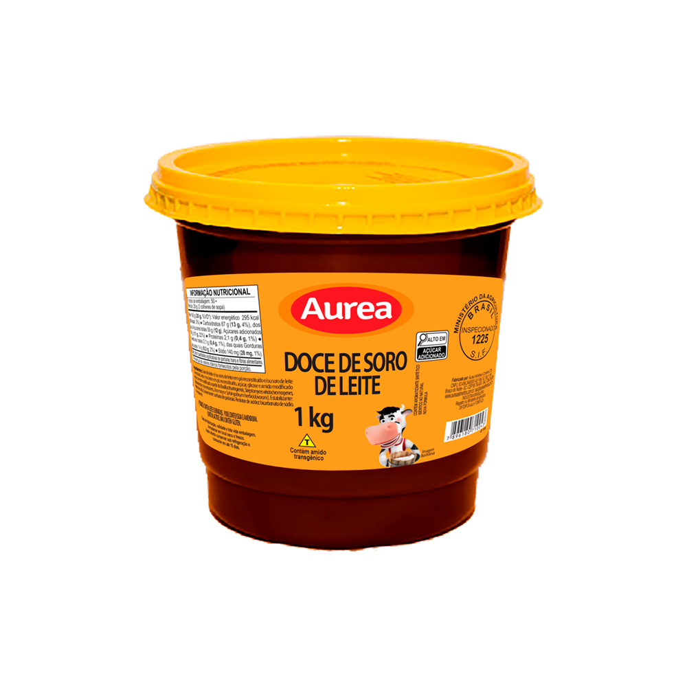 DOCE LEITE 1KG POTE AUREA
