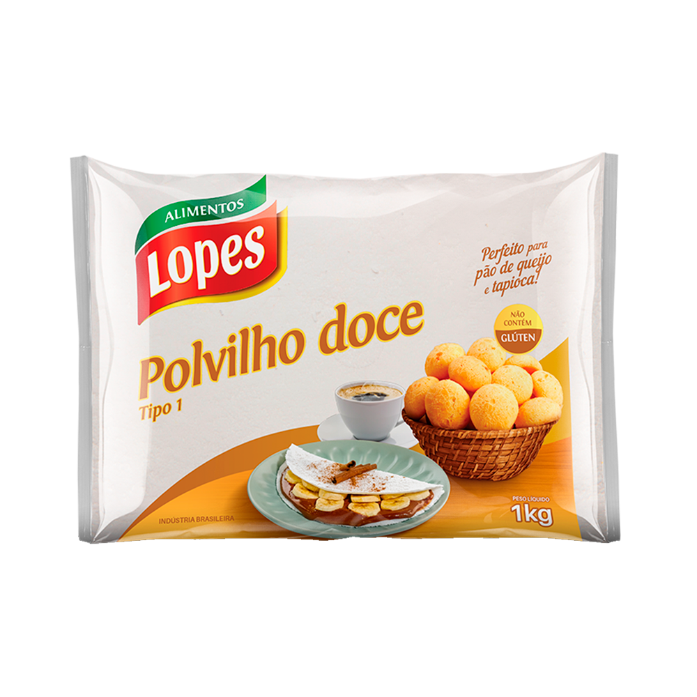 POLVILHO DOCE GRAN 1KG LOPES