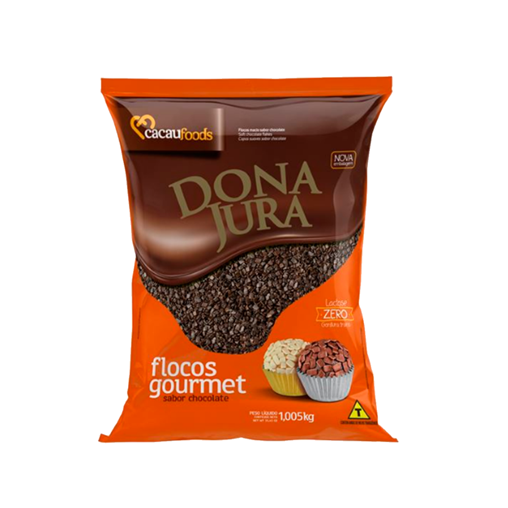 FLOCOS MACIO 1KG CHOC CACAU FOODS