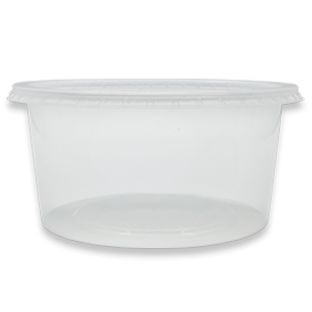 KIT POTE/TAMPA 250ML PP RD C/25 ULTRA