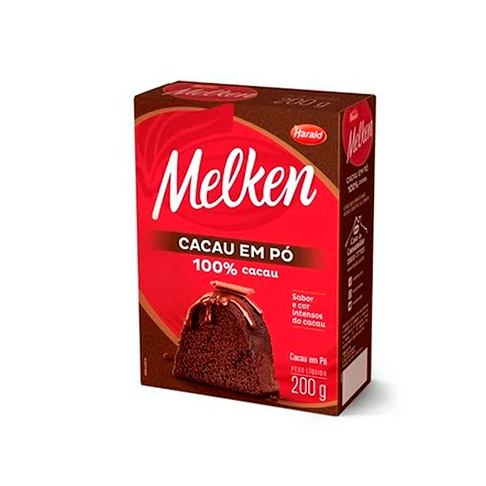 CACAU EM PO 100% 200G MELKEN HARALD