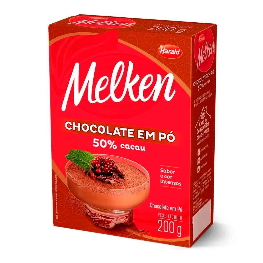 CHOC EM PO 50% 200G MELKEN HARALD