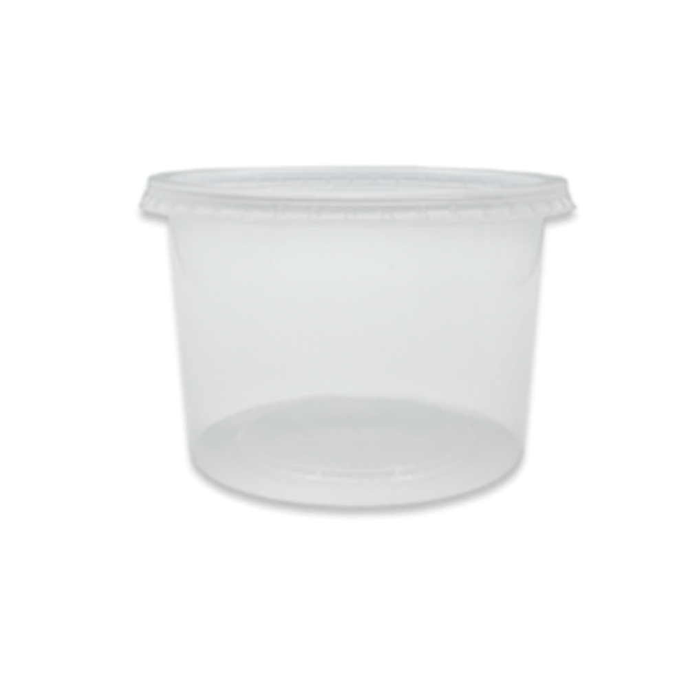 KIT POTE/TAMPA 500ML PP RD C/25 ULTRA