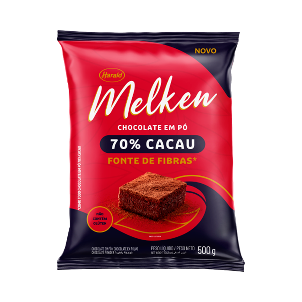 CHOC EM PO 70% 500G MELKEN HARALD