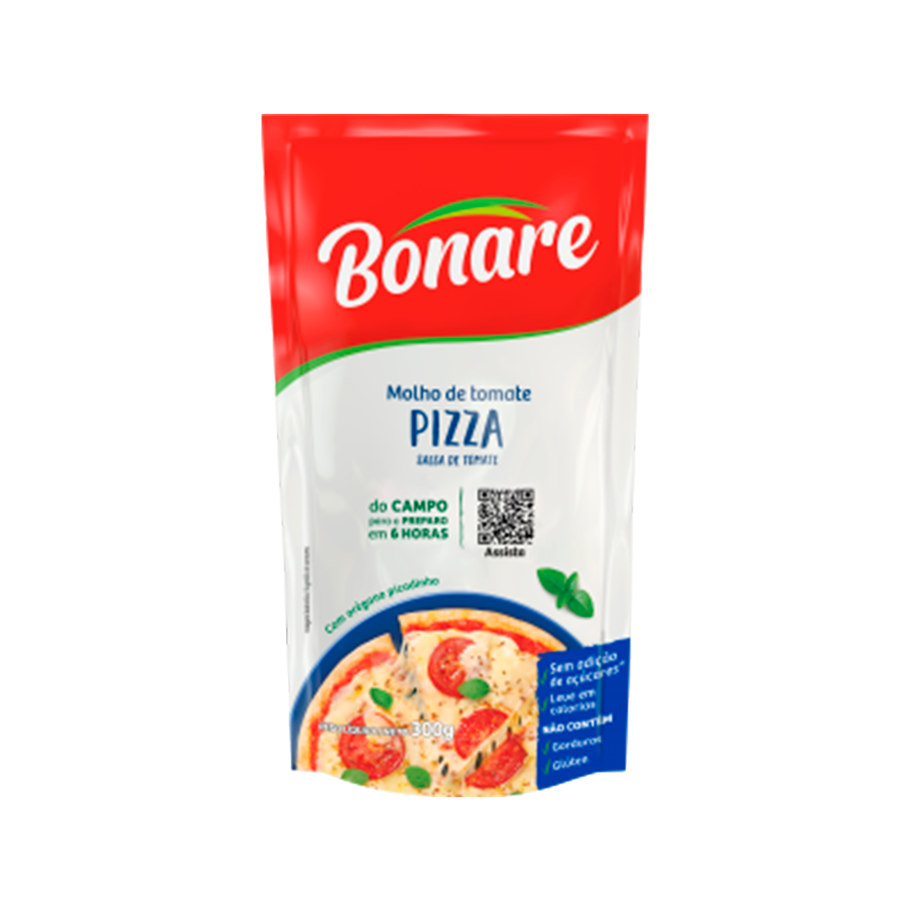 MOLHO TOMATE PIZZA TRAD SACHE 300G BONAR