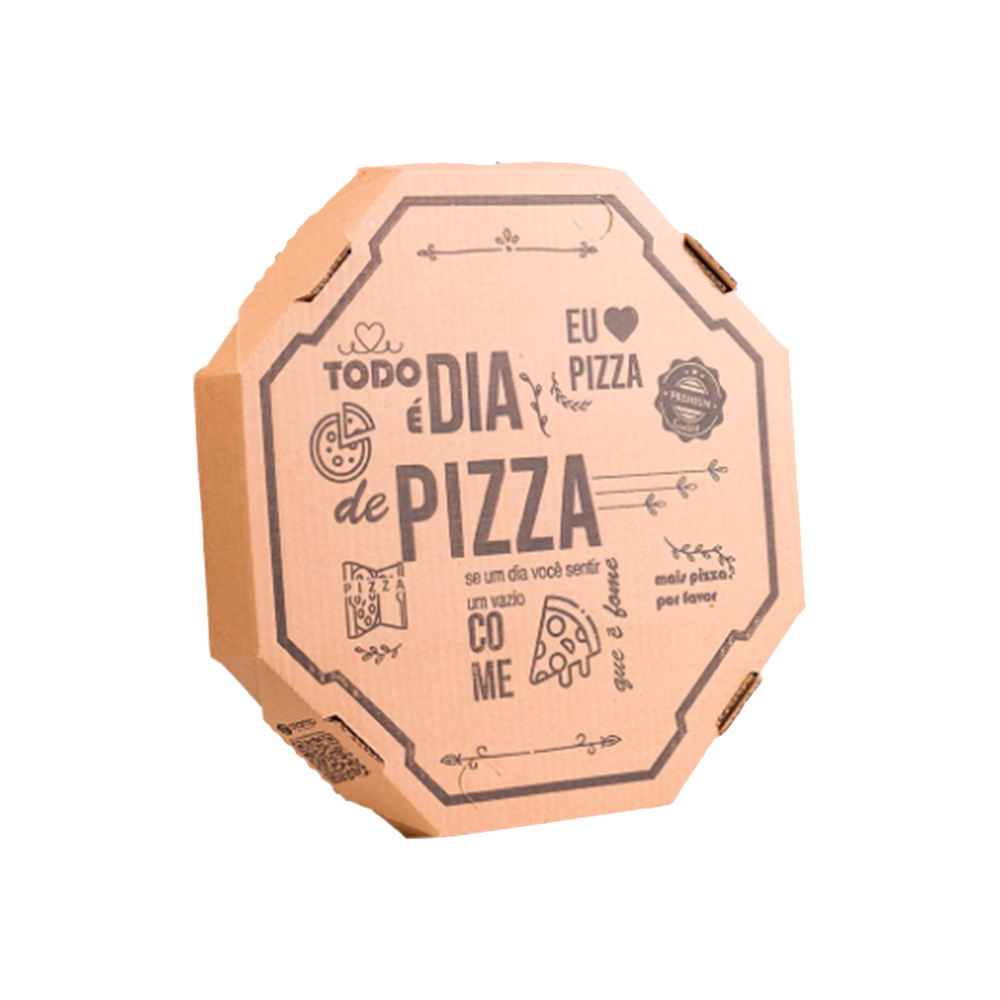 EMBAL P/ PIZZA N40 PARDA  EMBALAFOODS