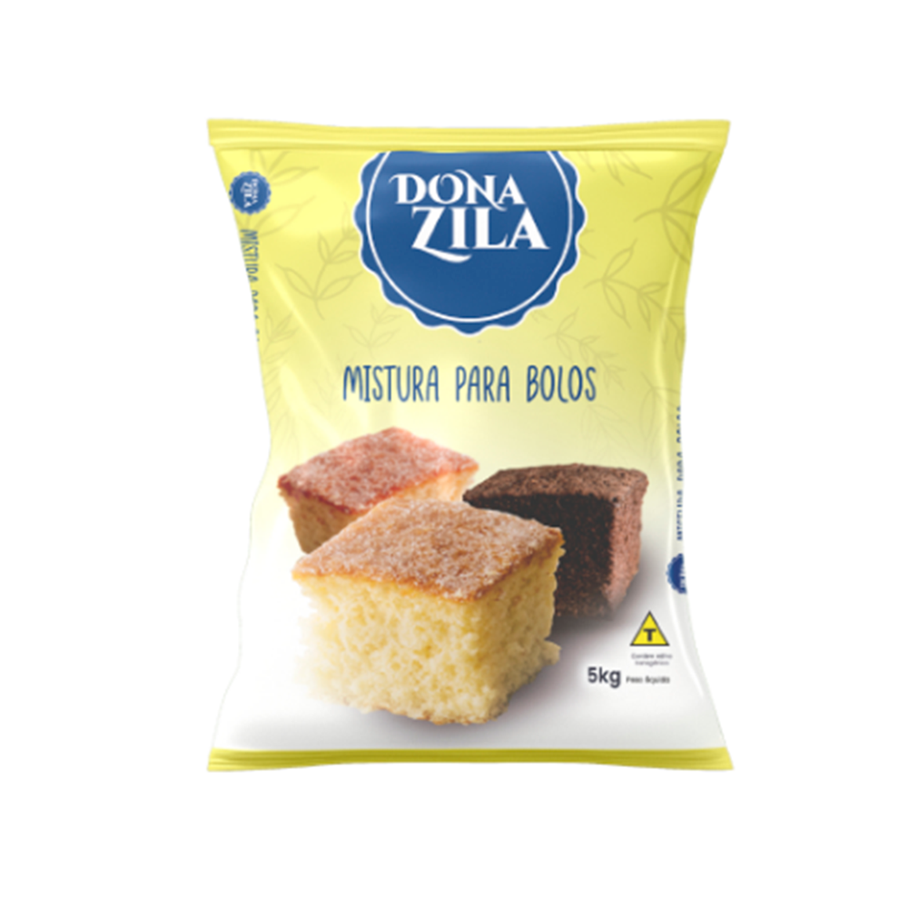MIST P/BOLO 5KG CHOCOLATE DONA ZILA