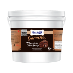 GANACHE 3KG RECH CHOC MEIO AMARGO DUAS R