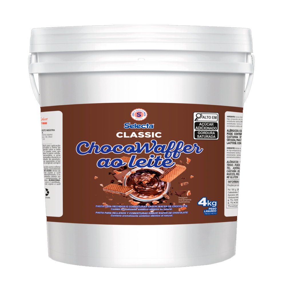 SELECTA CLASSIC CHOCOWAFFER AO LEITE 4KG
