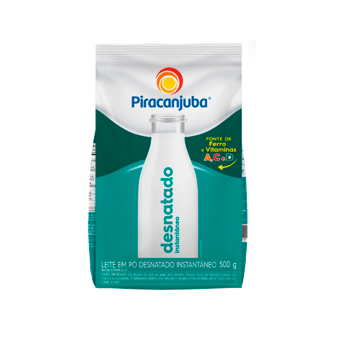 LEITE EM PO DESN I 500G POUCH PIRACANJUB