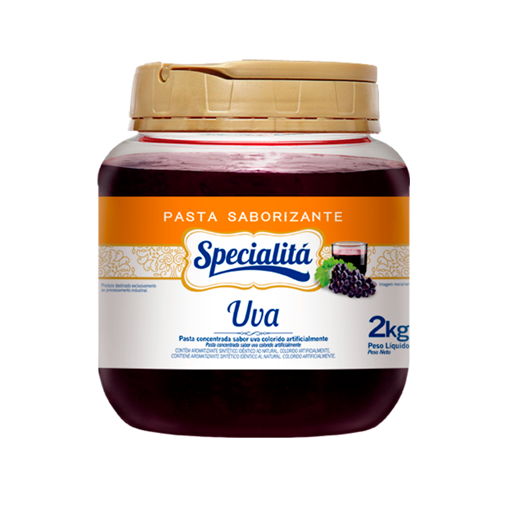 PASTA SABORIZANTE UVA 2KG DUAS RODAS