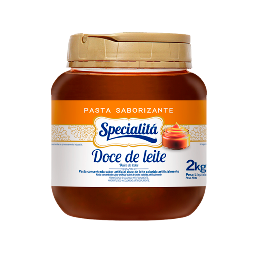PASTA SABORIZANTE DOCE DE LEITE 2KG DUAS