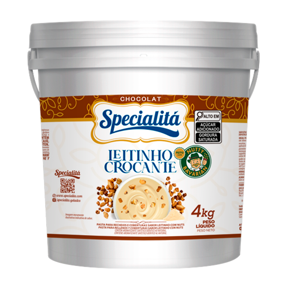 CHOCOLAT LEITINHO CROCANTE 4KG DUAS RODA