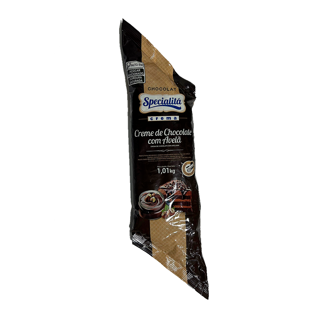 CREME CHOC C/AVELA 1,010KG DUAS RODAS