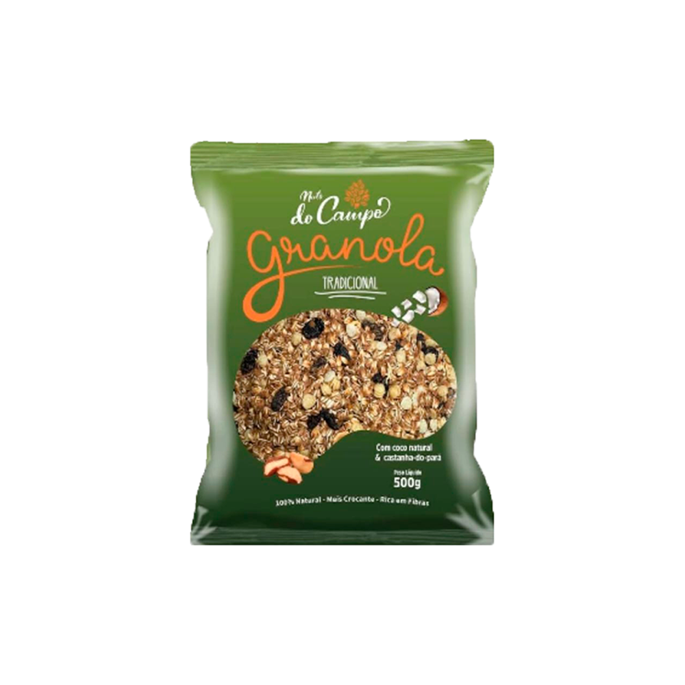 GRANOLA TRAD 500G NUTS DO CAMPO