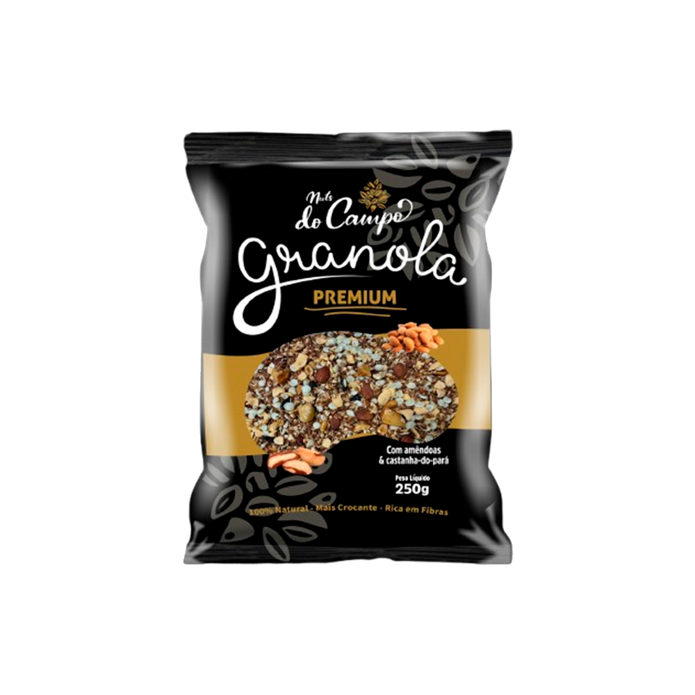 GRANOLA PREM 250G NUTS DO CAMPO
