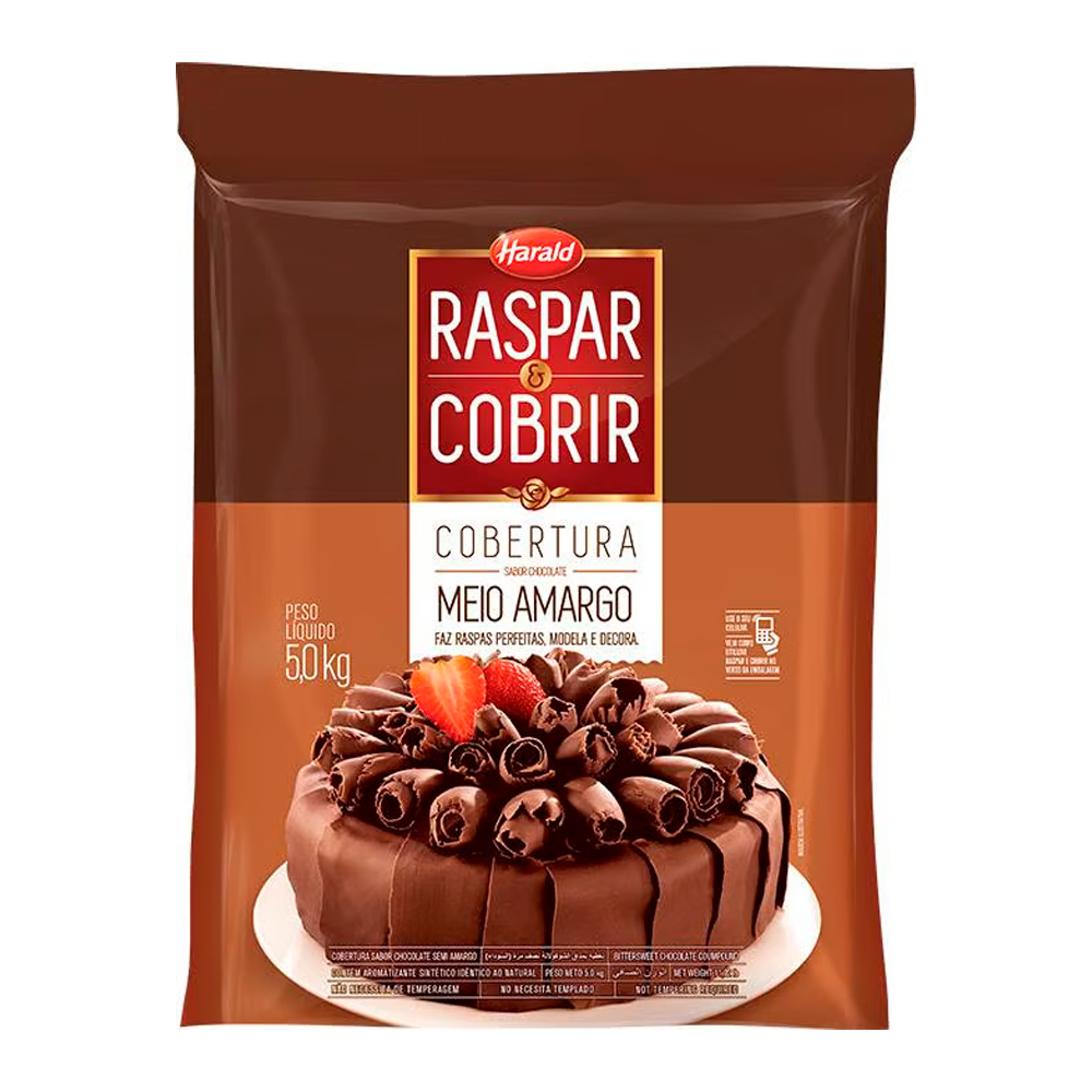 COB 5KG RASPAR MEIO AMARGA HARALD
